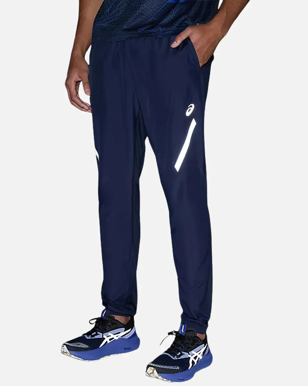 Pantalon Asics Running LITE-SHOW - Bleu