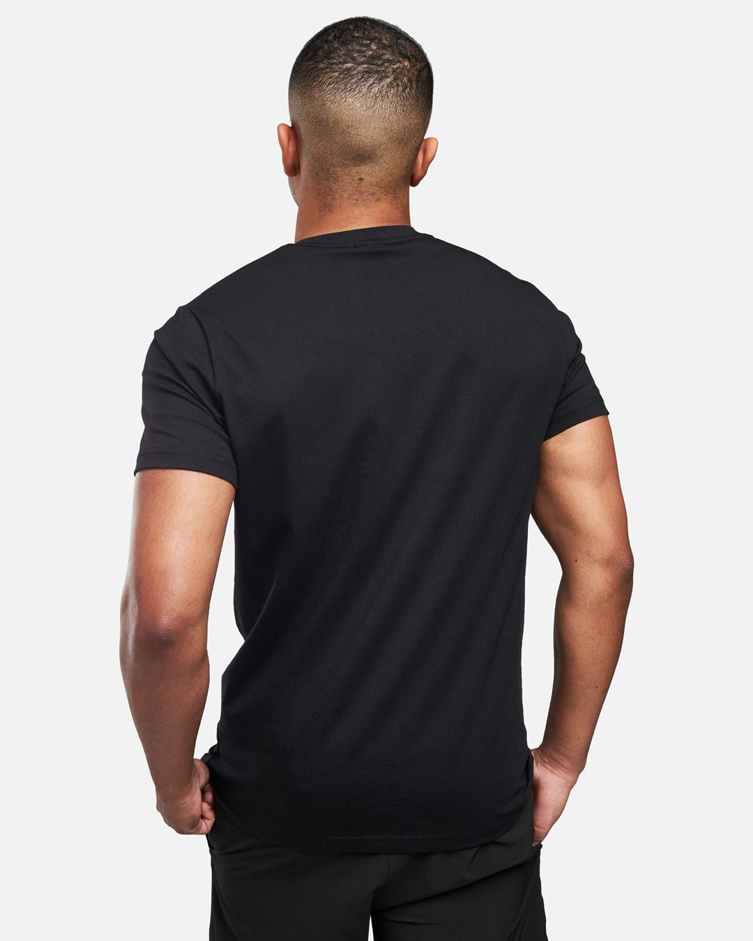 T-shirt Helvetica Ajaccio - Noir