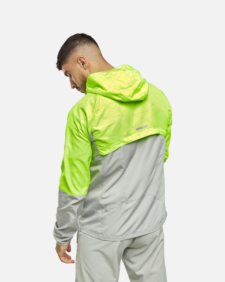 Veste FK running Lift - Gris/Jaune